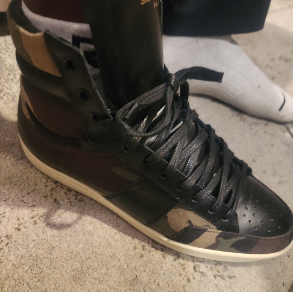 Saint Laurent Camouflage high tops - Picture 3 of 7